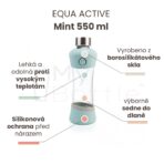 Skleněná láhev EQUA ACTIVE - Mint 550 ml - Obrázek 2