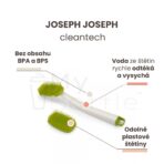 Mycí kartáč s náhradní hlavicí JOSEPH JOSEPH cleantech - zelená - Obrázek 2