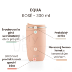 Termohrnek EQUA Cup Rosé, 300 ml - Obrázek 2