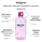 Plastová láhev Nalgene - Narrow-Mouth Sustain Cosmo - 1000 ml - Obrázek 2