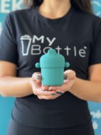 Silikonový hrneček se savičkou PURA my-my - mint 150 ml - Obrázek 3