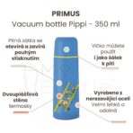 Termo láhev Primus Vacuum bottle Pippi Blue - 350 ml - Obrázek 2