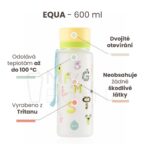 Plastová láhev do školy EQUA - Alpha ZOO 600 ml - Obrázek 2
