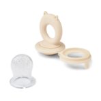 Dudlík na krmení Liewood Miranda Cat Shape Food Feeder 2-Pack - Tuscany rose / Apple blossom - Obrázek 3