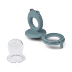 Dudlík na krmení Liewood Miranda Bear Shape Food Feeder 2-Pack - Whale blue / Dove blue - Obrázek 3