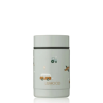 Termo nádoba na jídlo Liewood Nadja Food Jar - Vehicles/dove blue mix 250 ml