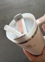 Termohrnek s brčkem  STANLEY The Quencher H2.O FlowState™ Tumbler Rose Quartz - 1180 ml - Obrázek 6