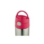 Dětská termoska s brčkem Thermos - růžově nerezová 470 ml