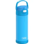 Dětská termoska se sportovním uzávěrem Thermos - neonově modrá 470 ml