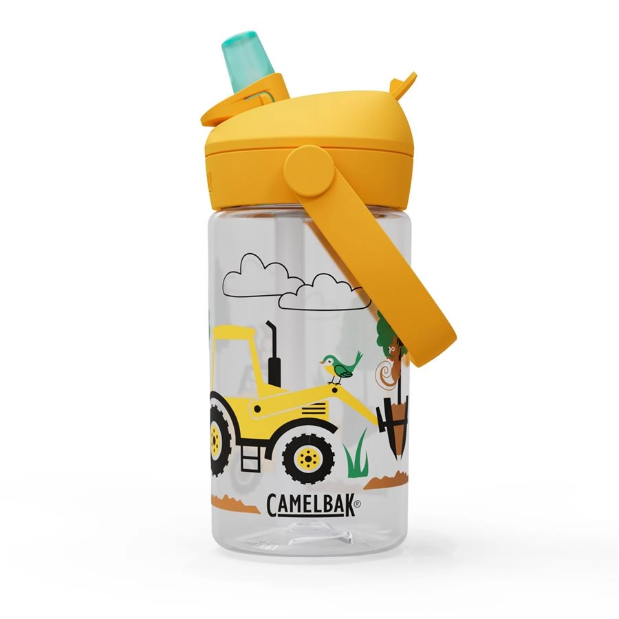 Plastová láhev CAMELBAK Thrive Flip Straw Kids Tractors and Trees 400ml